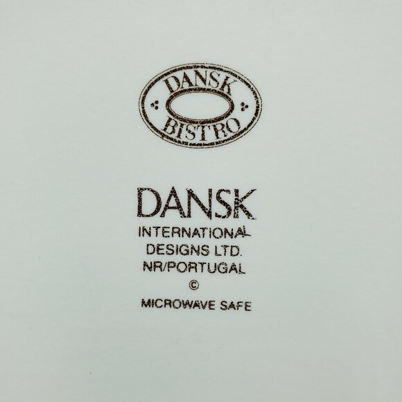 Dansk Christianshavn Green Rim Soup Bowls Dansk Bistro Green Band Soup Bowls - Picture 7 of 7